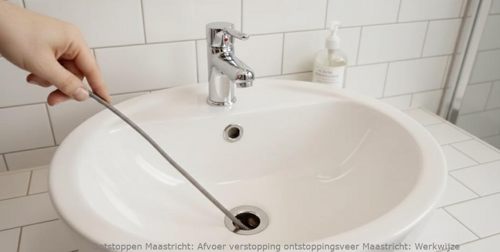 Afvoer verstopping ontstoppingsveer Maastricht: Werkwijze