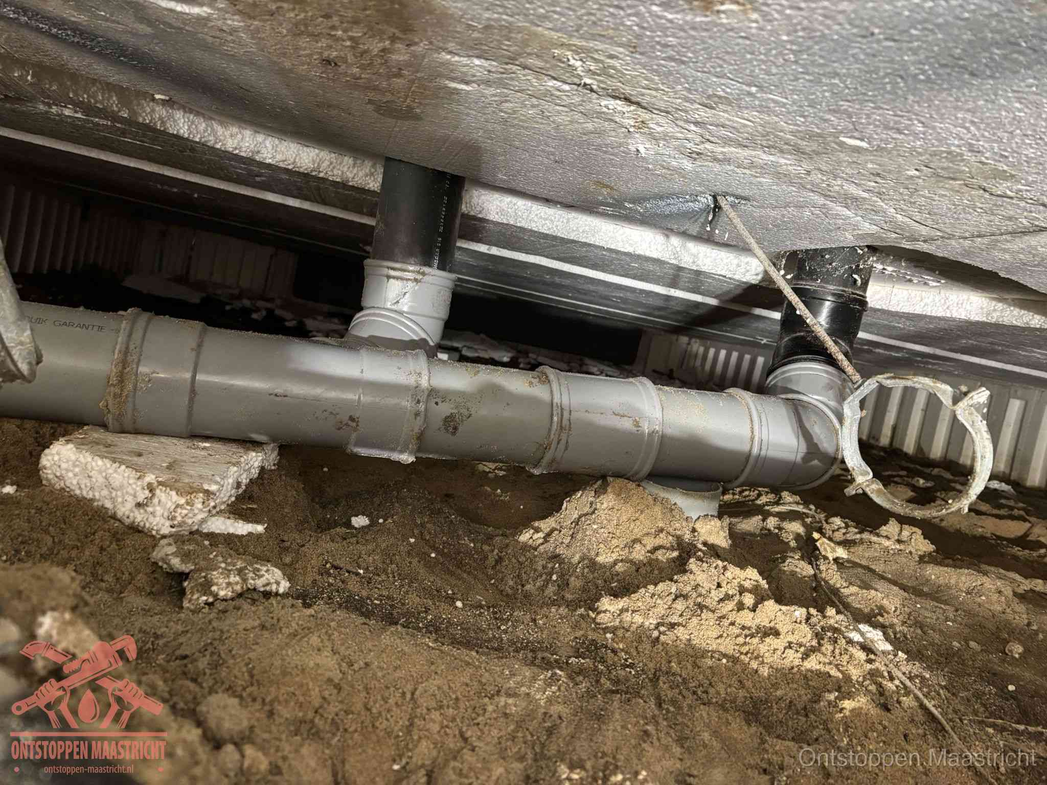 Gemengd gescheiden rioolstelsel in Maastricht