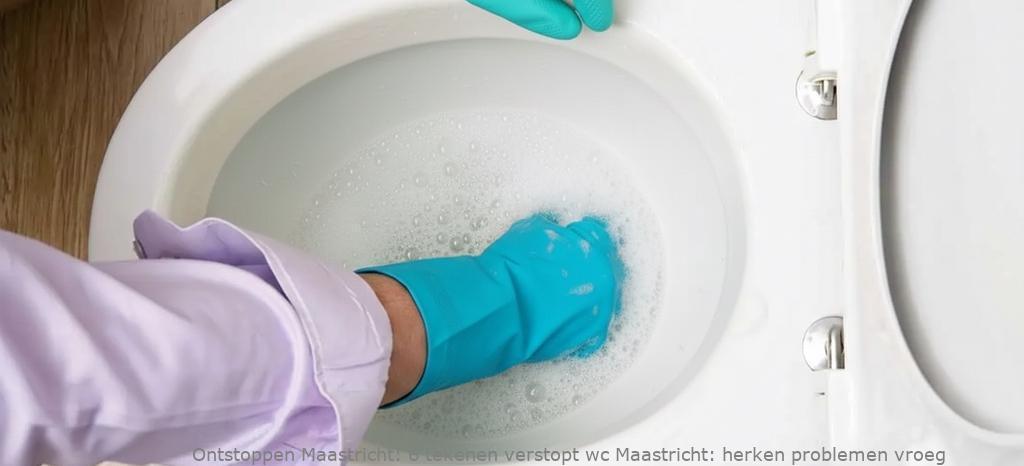 6 tekenen verstopt wc Maastricht: herken problemen vroeg